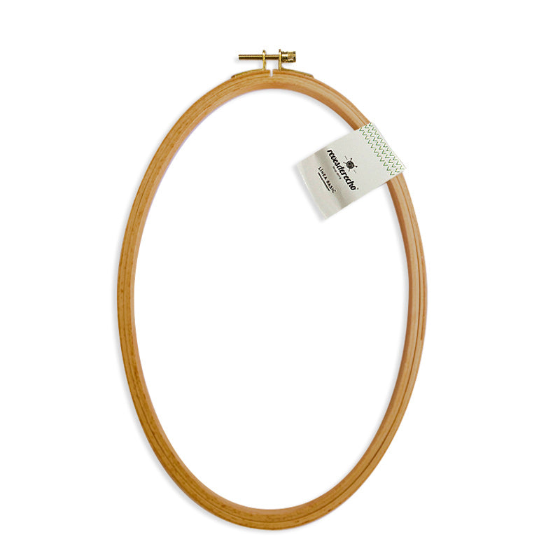 Bastidor Ovalado Madera Vertical Revesderecho