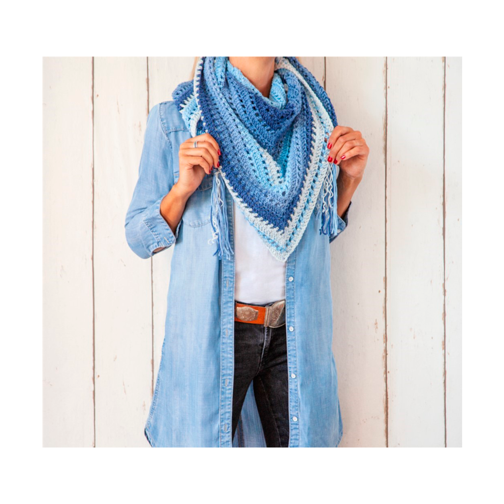 DIY - Knit Sweet Shawl - Jeans 01