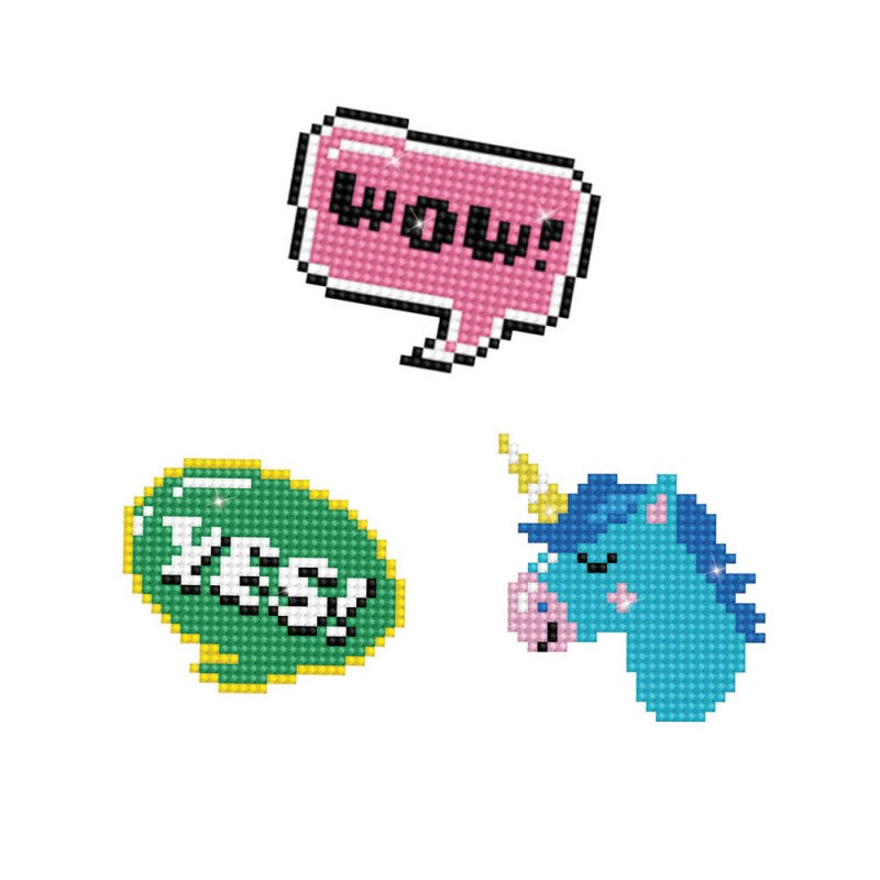 Pack stickers d.dotz wow 3un