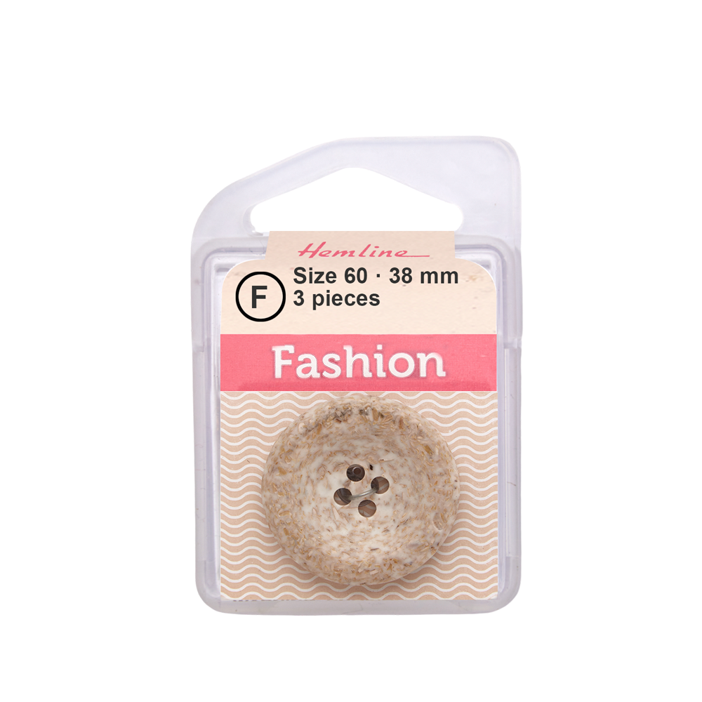 Botón Plástico Maxi Redondo 38mm