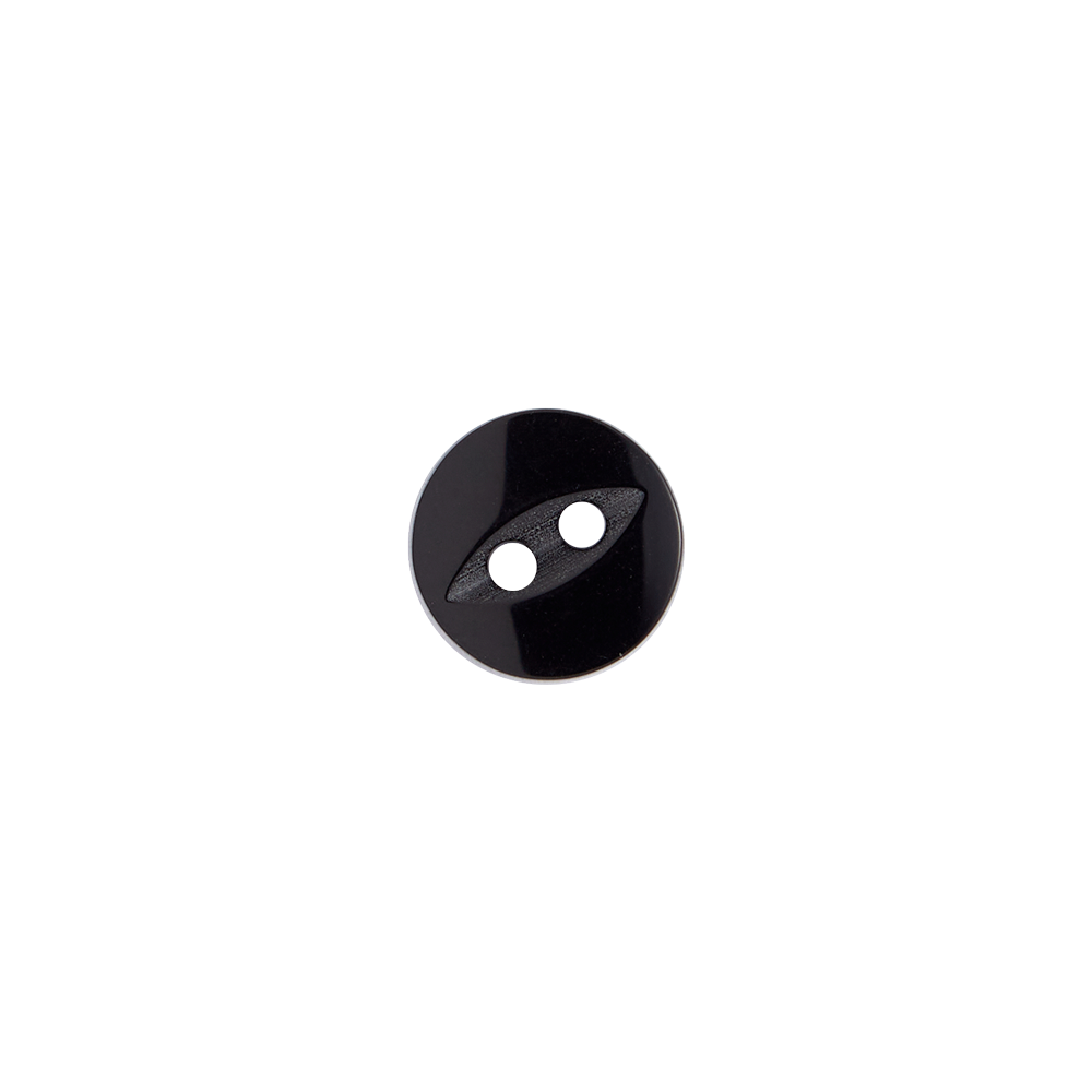 Bot&oacute;n Pl&aacute;stico Ojo de Pez Negro