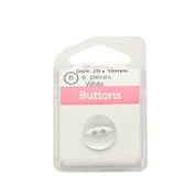 Bot&oacute;n Pl&aacute;stico Ojo de Pez Blanco