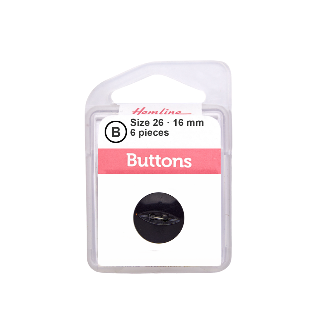 Bot&amp;oacute;n Pl&amp;aacute;stico Ojo de Pez Azul Marino