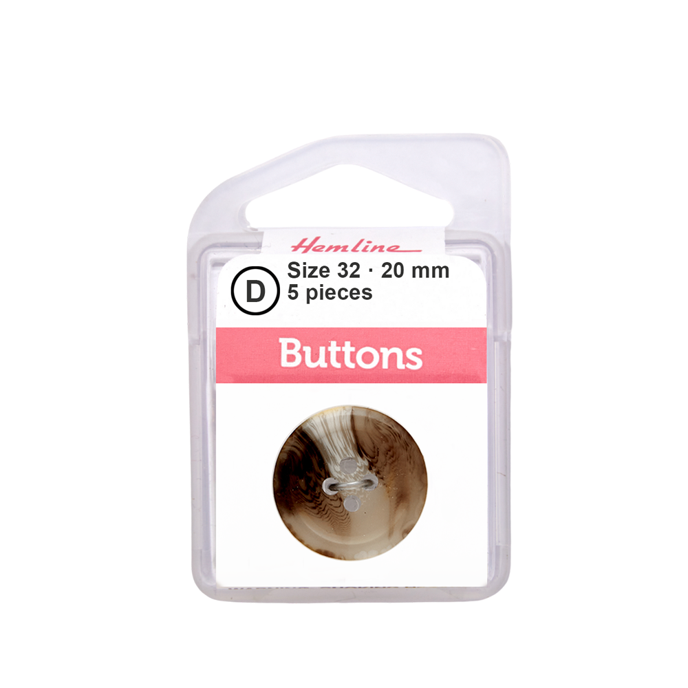 Bot&amp;oacute;n Pl&amp;aacute;stico Marmoleado Caf&amp;eacute;