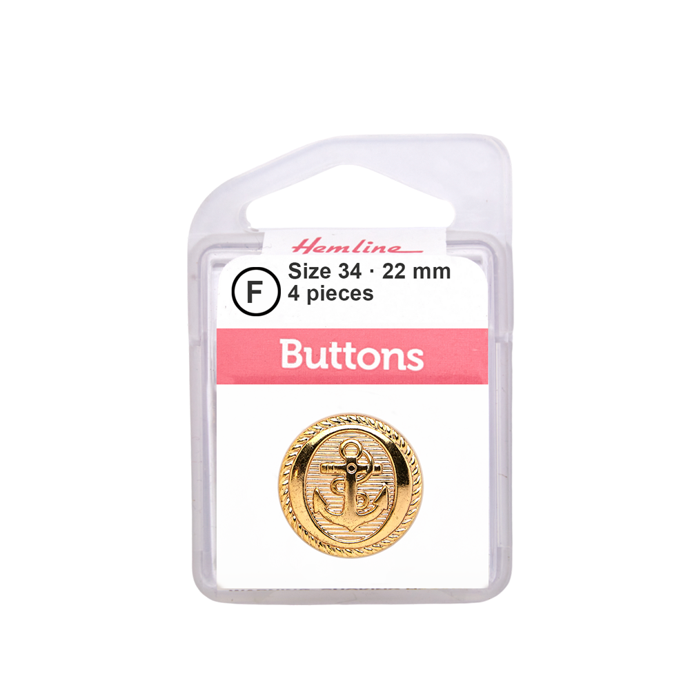 Bot&amp;oacute;n Met&amp;aacute;lico Navy Redondo