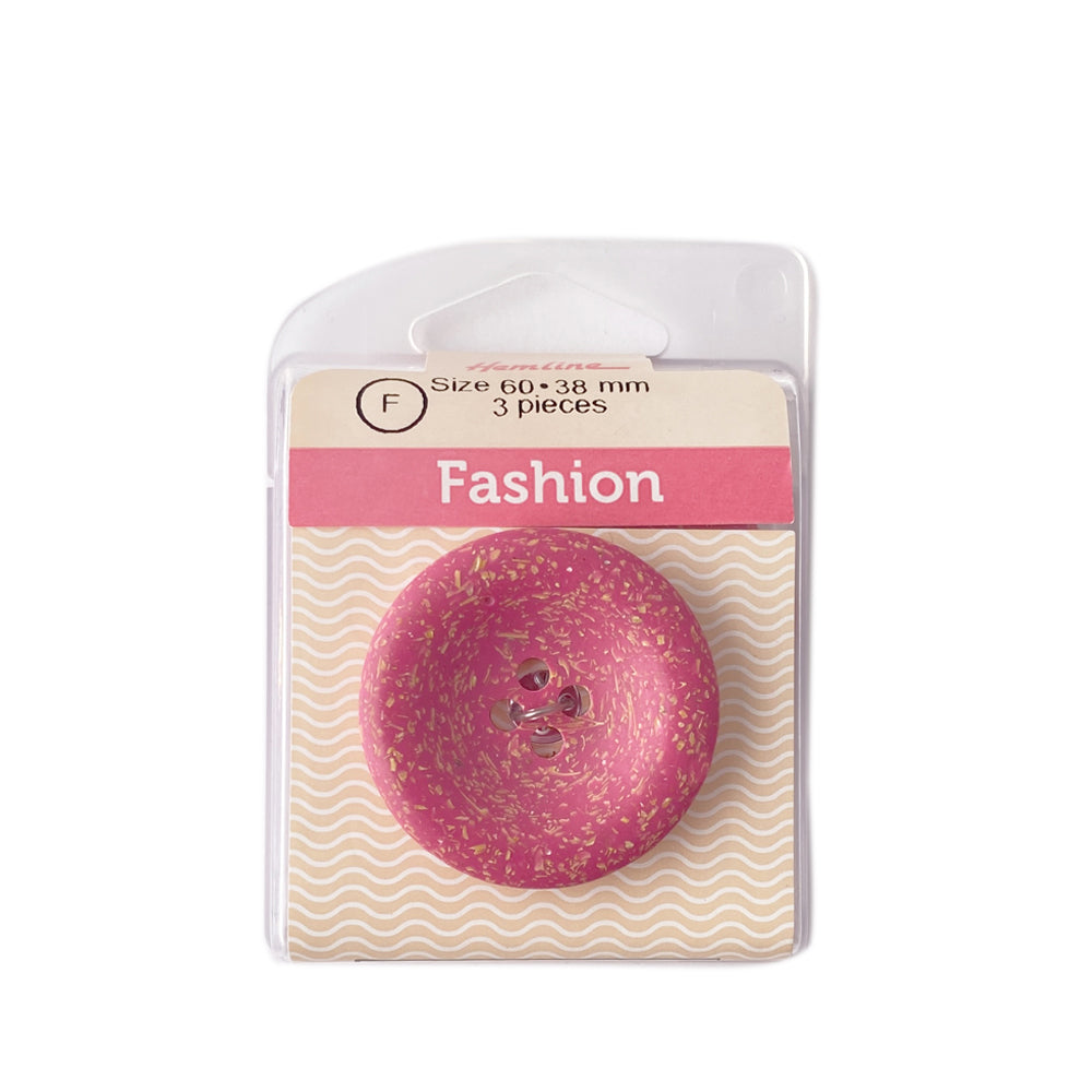 Botón Plástico Maxi Redondo 38mm