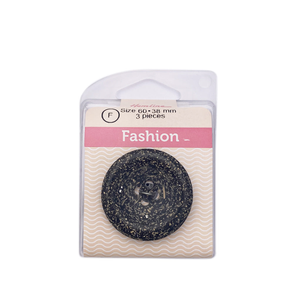 Botón Plástico Maxi Redondo 38mm