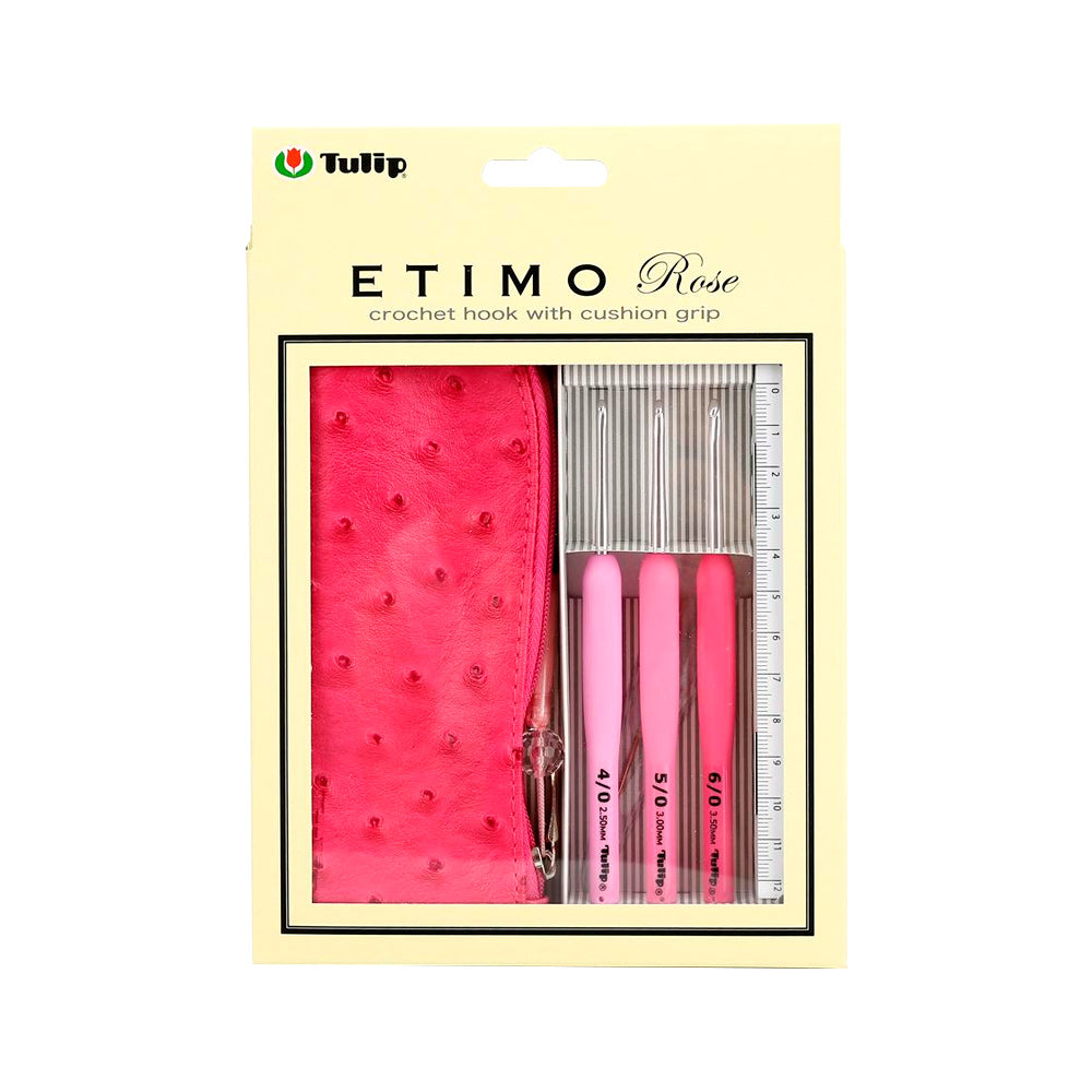 Set Crochet Etimo Rose 3UN - Tulip