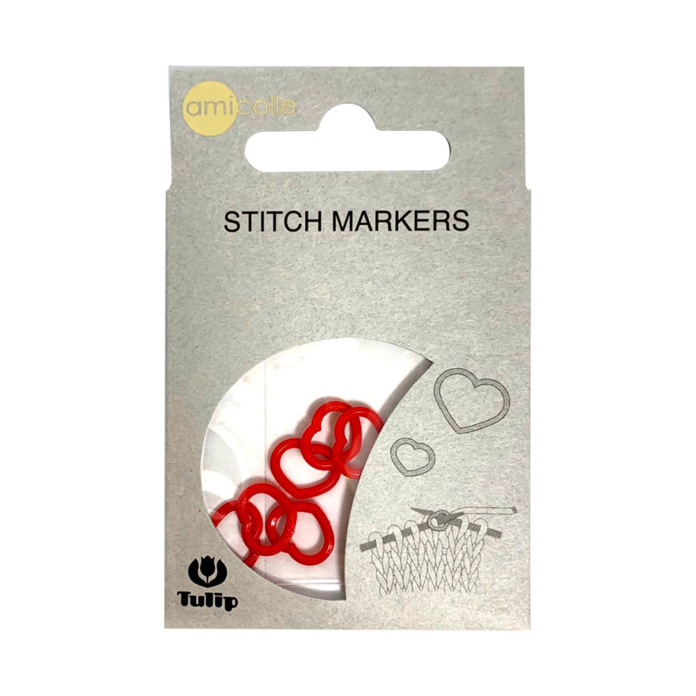 Marcadores de Puntos Corazón Rojo 7UN - Tulip