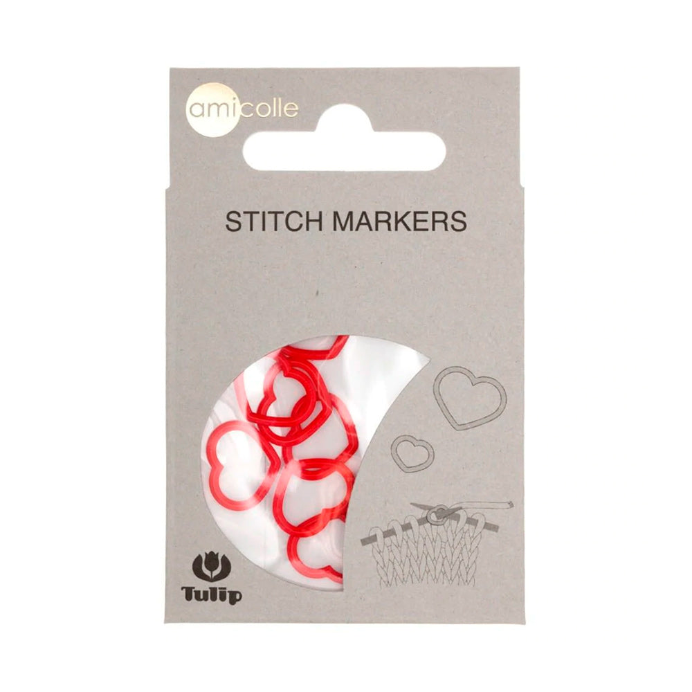 Marcadores de Puntos Corazón Rojo 7UN - Tulip