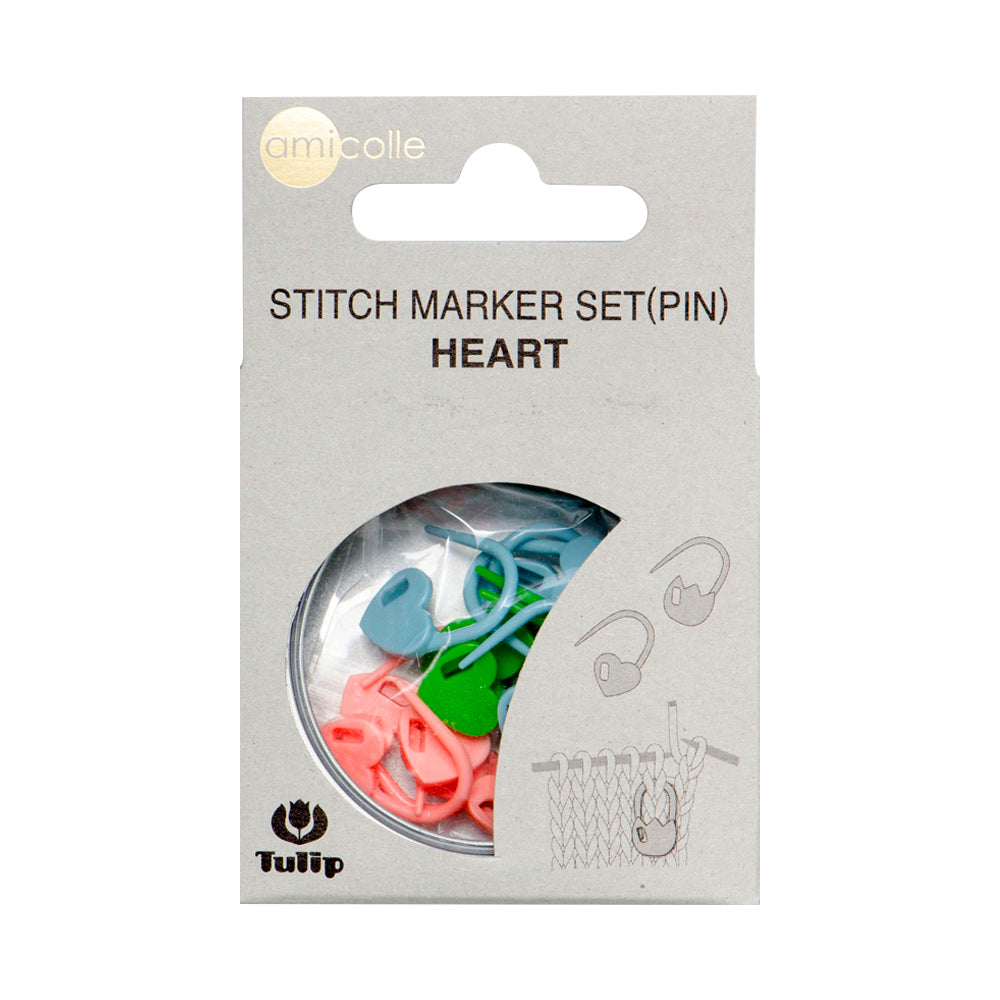Marcadores de Punto Candado Corazón Surtido 15UN - Tulip