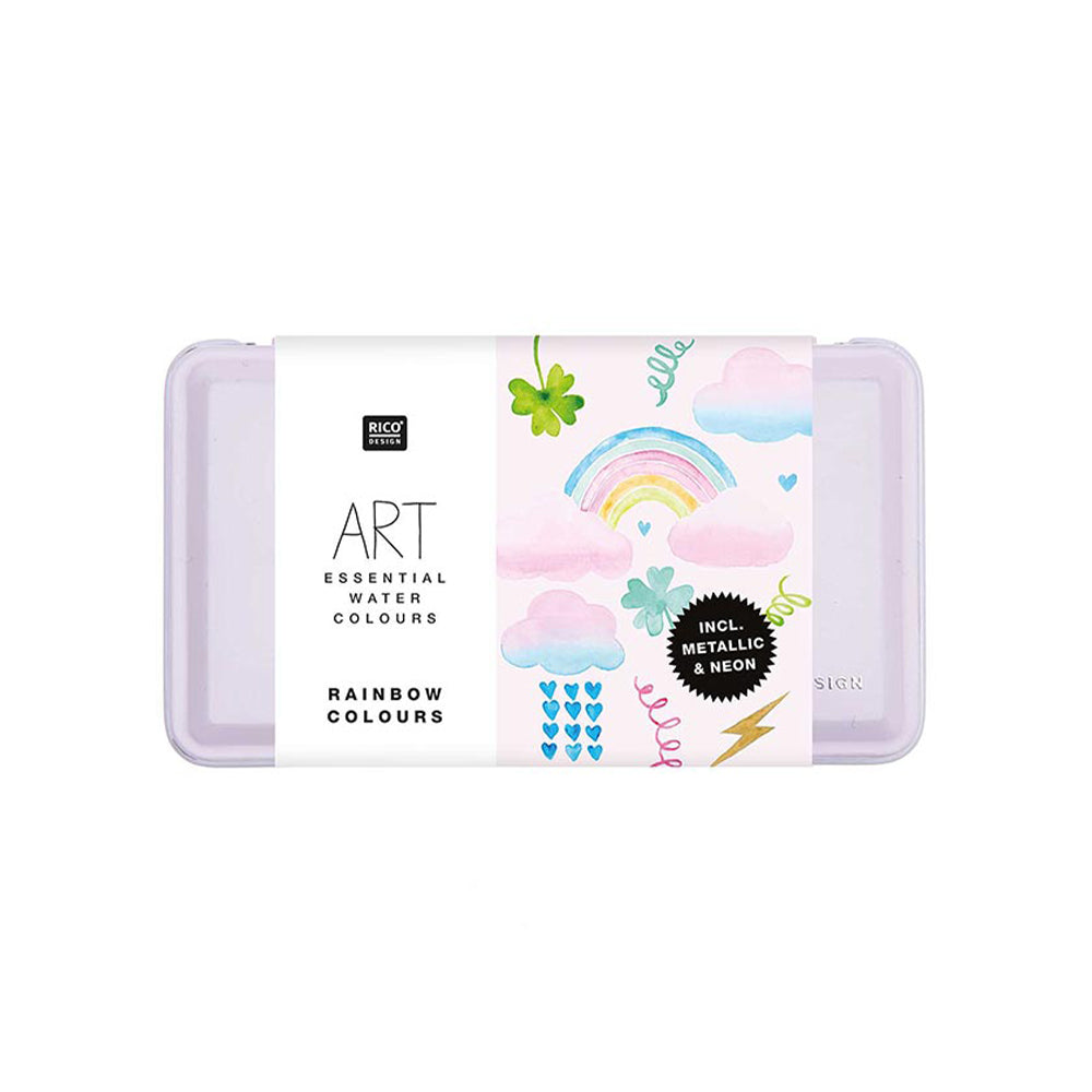 Acuarelas Art 12 Colores Rainbow