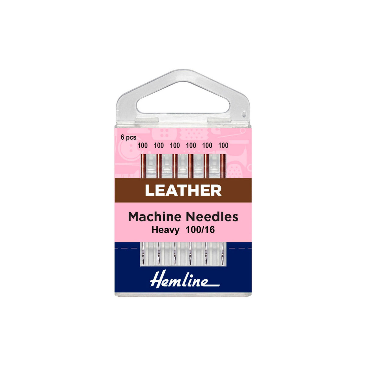 Aguja Máquina Leather 100/16 6 Un