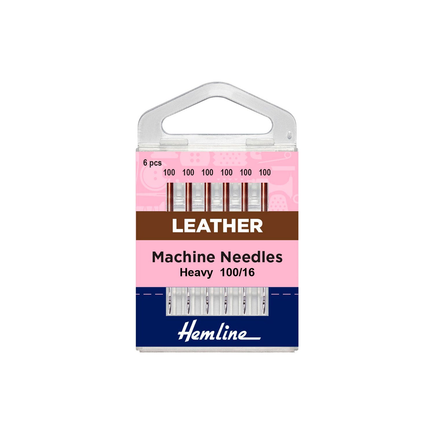 Aguja Máquina Leather 100/16 6 Un