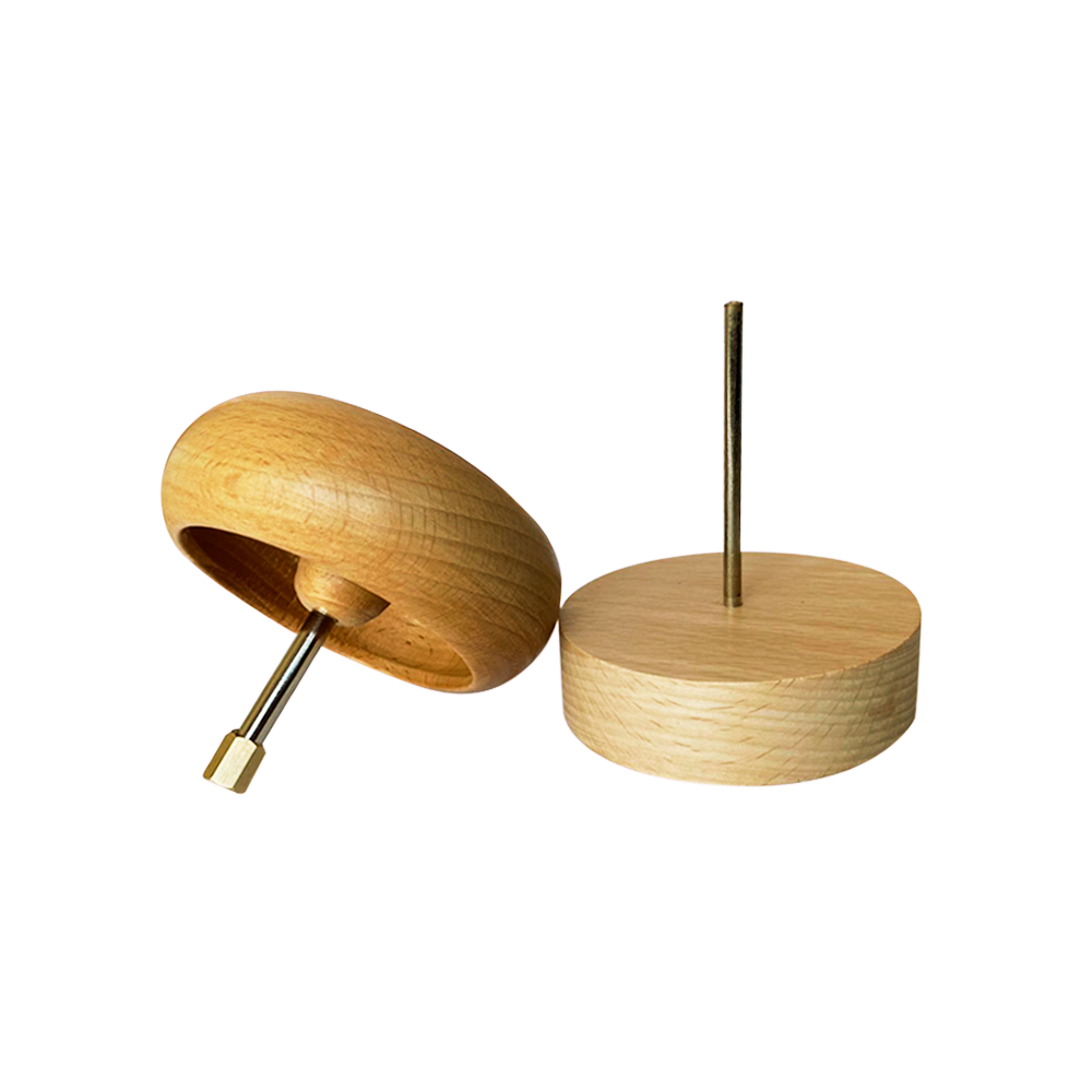 Enhebrador Giratorio de Mostacillas Madera - Revesderecho