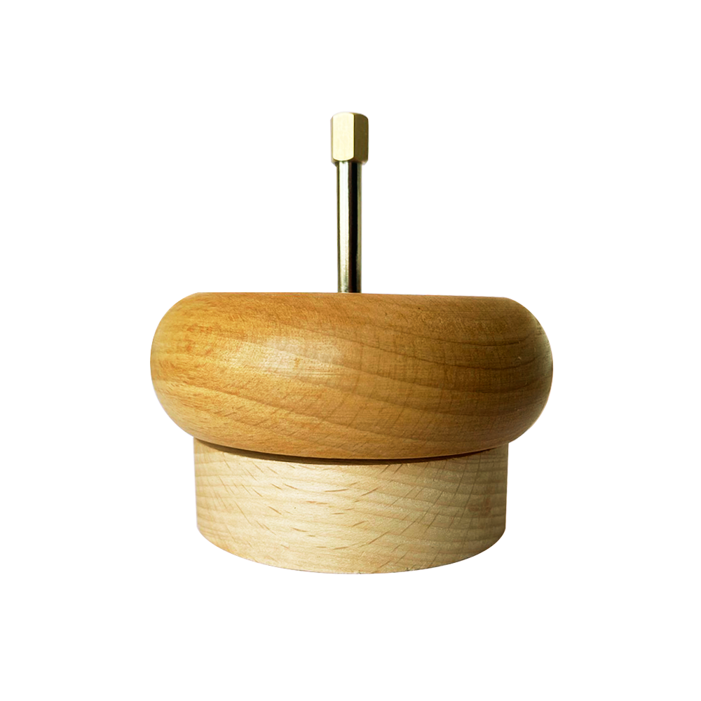 Enhebrador Giratorio de Mostacillas Madera - Revesderecho