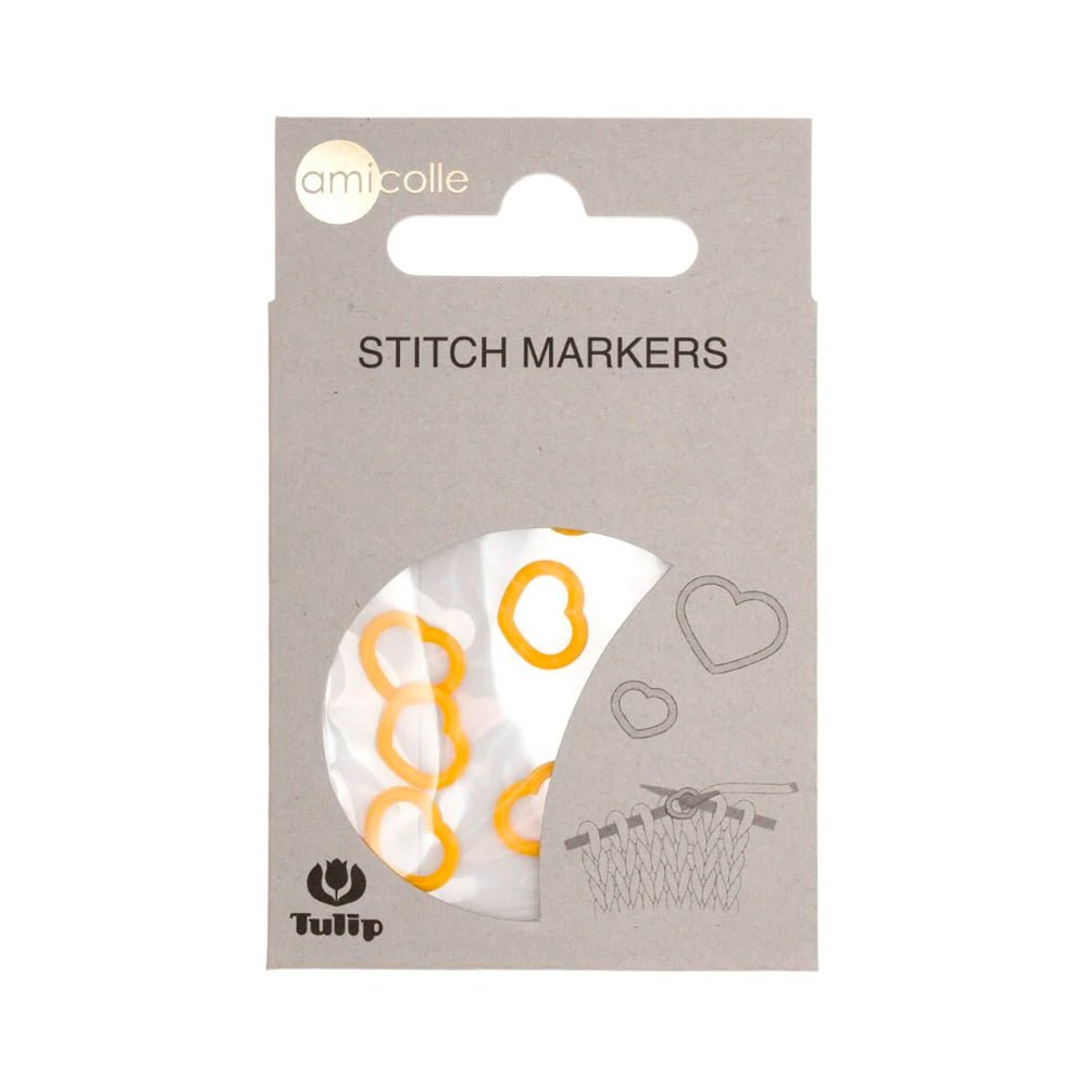 Marcadores de Puntos Corazón Amarillo 7UN - Tulip