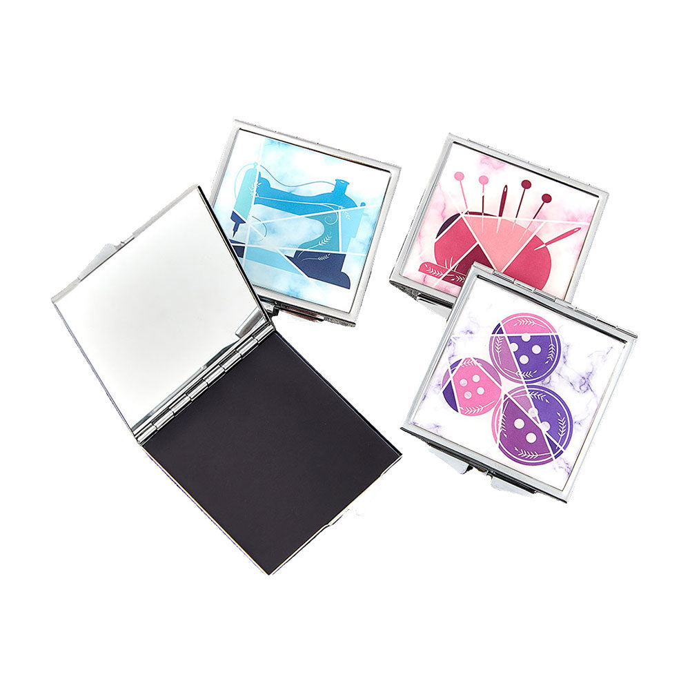 Espejo magn&eacute;tico costura 6x6 cm