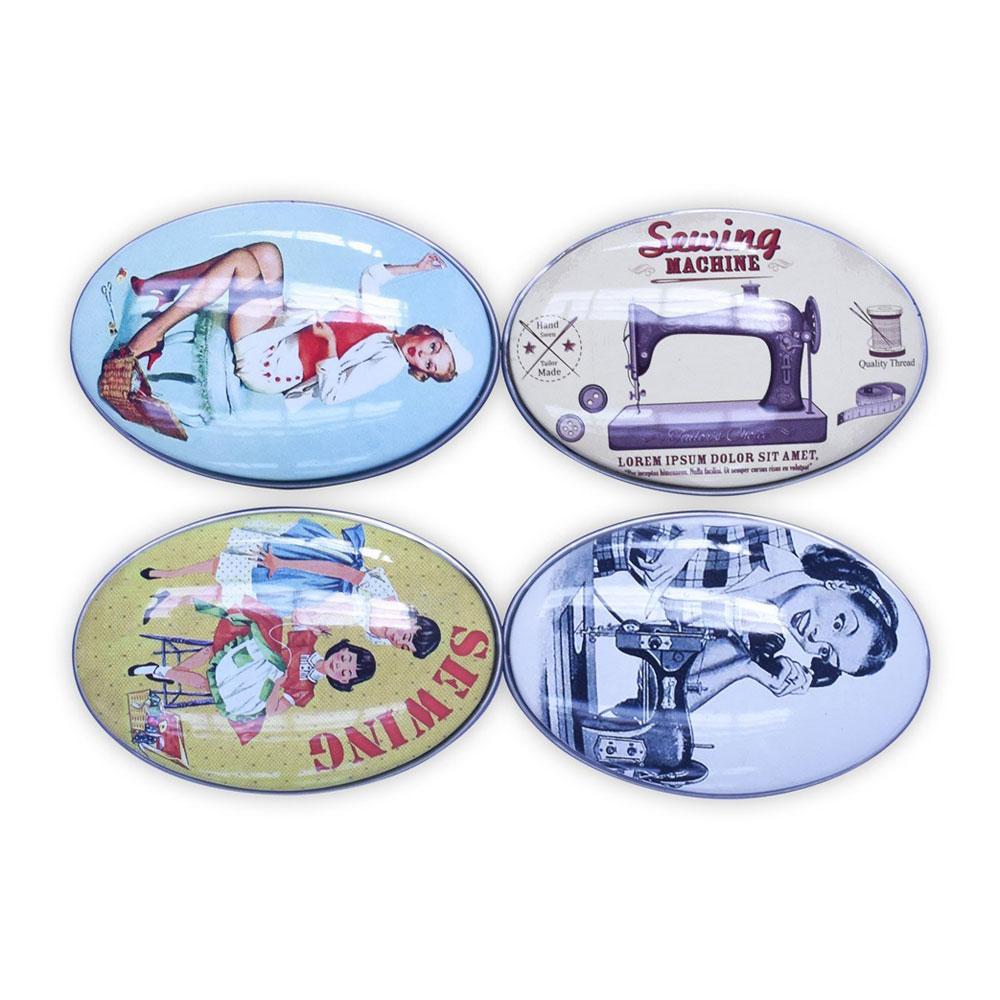 Caja Met&amp;aacute;lica Dise&amp;ntilde;o Ovalada