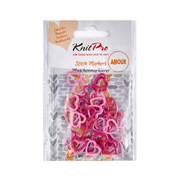Marcadores de Puntos Amour Met&aacute;licos 40 un Knit Pro