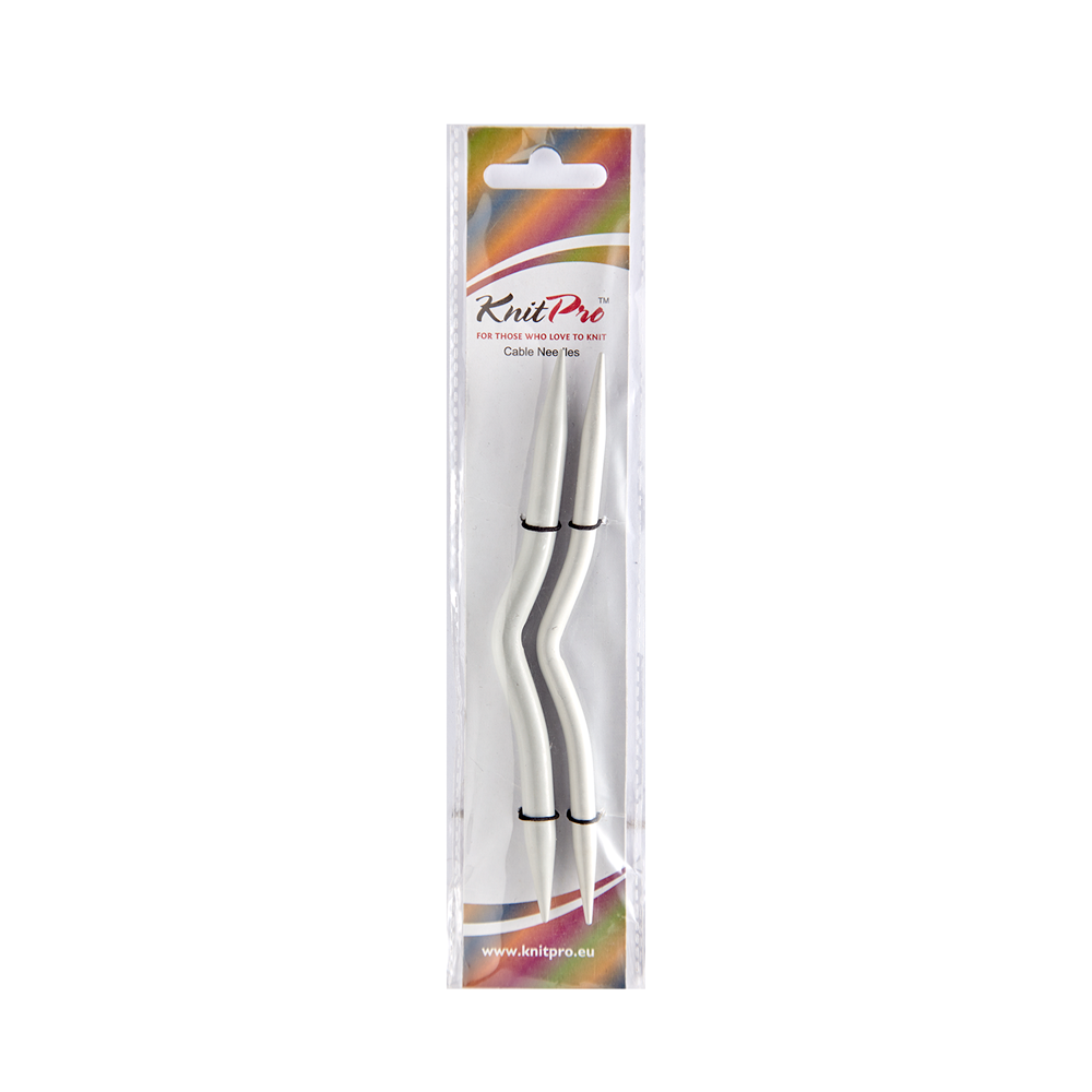 Palillos Aluminio Trenzas M 2Un Knit Pro