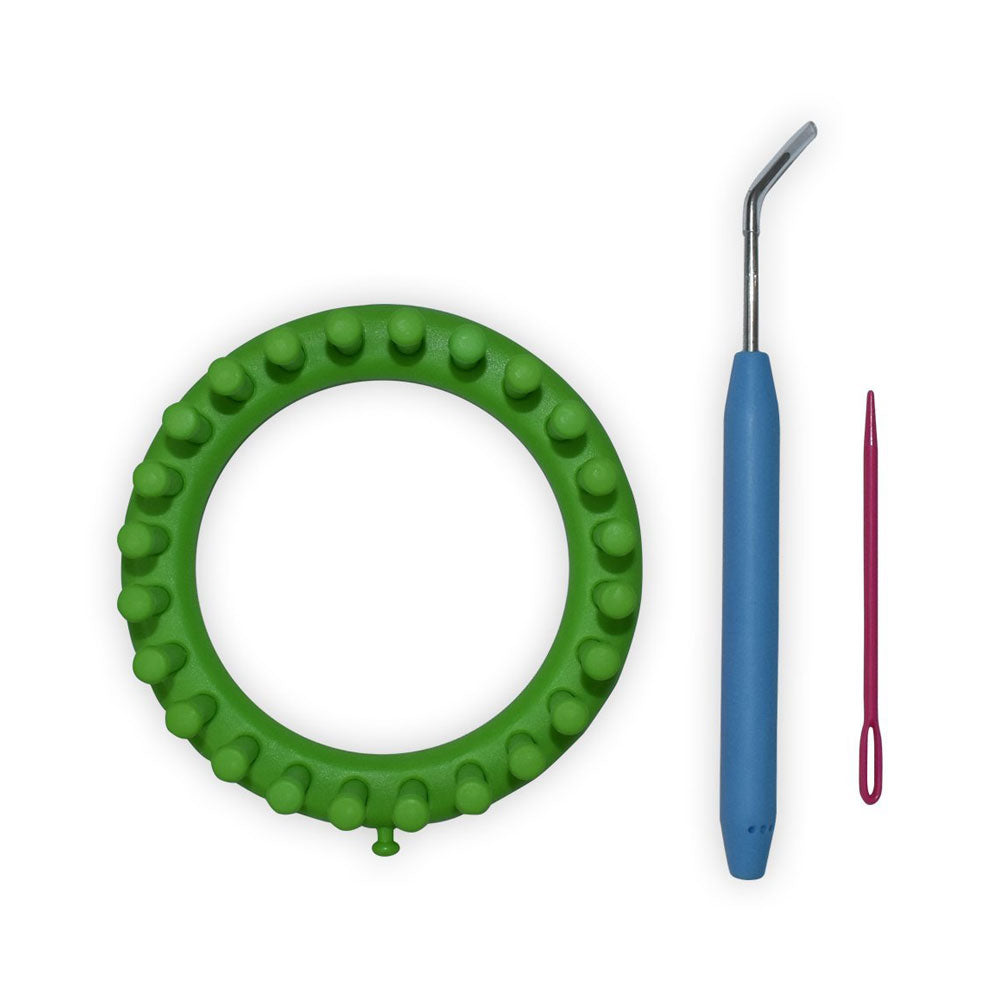 Telar redondo plástico 14 cm