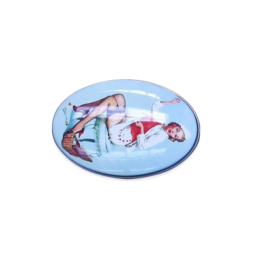 Caja Met&amp;aacute;lica Dise&amp;ntilde;o Ovalada